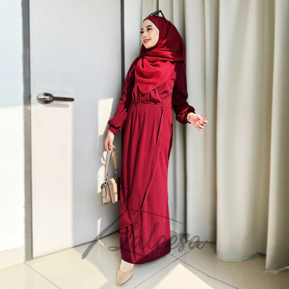 LALEESA DRESS HANA LD273297 Dress Muslimah Dress Woman Jubah Muslimah Jubah Abaya Dress Long Dress