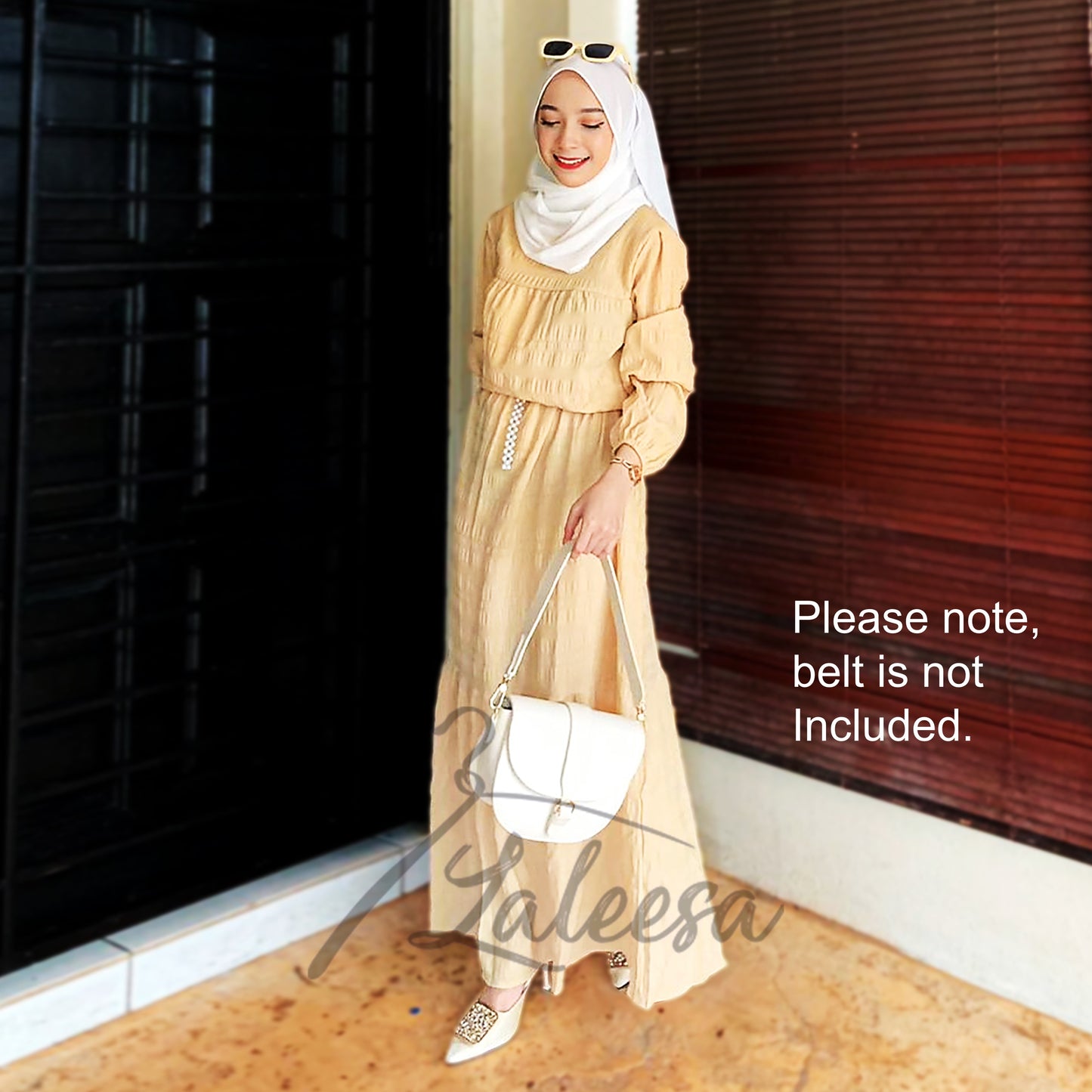 LALEESA DRESS RAFIA LD272262 <Ironless Series> (Ironless) Dress Muslimah Dress Woman Jubah Abaya