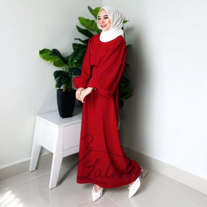 LALEESA DRESS BISMA LD245255 Dress Muslimah Dress Woman Jubah Muslimah Jubah Abaya Dress Long Dress