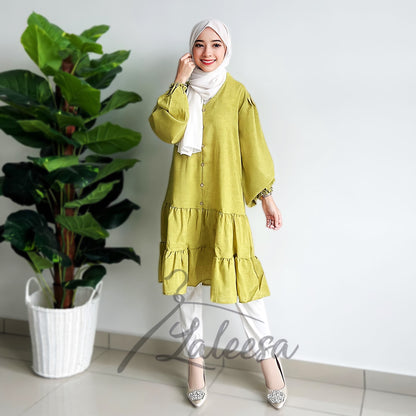 LALEESA DRESS JUNI LD248228 Dress Muslimah Dress Woman Jubah Muslimah Jubah Abaya Dress Long Dress