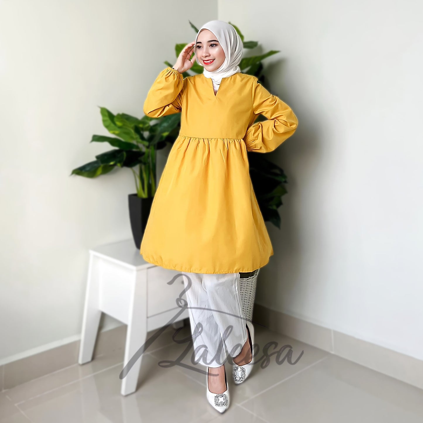 LALEESA DRESS TAHANI LD275295 Dress Muslimah Dress Woman Jubah Muslimah Jubah Abaya Dress Long Dress