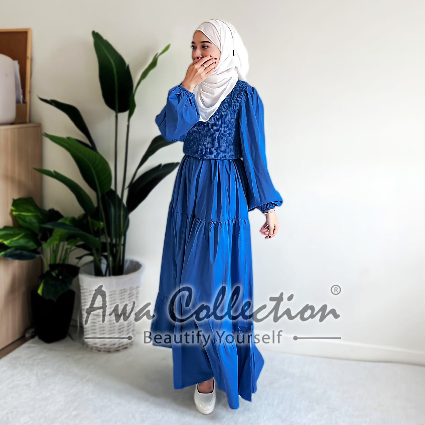 LALEESA Awa Collection DRESS NAZIRA DA104136 Dress Muslimah Dress Woman Jubah Muslimah Abaya Dress