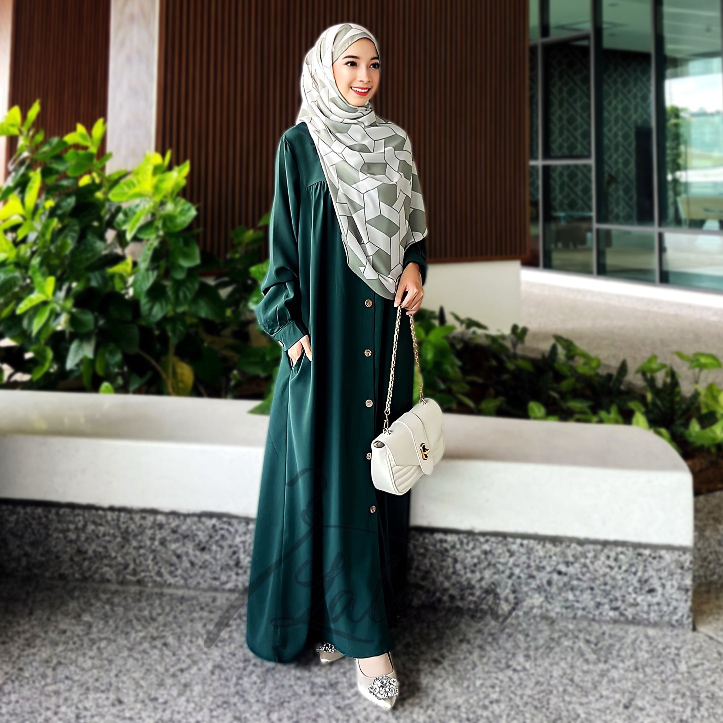 LALEESA DRESS RAINA LD221587 <BF Friendly Series> Dress Muslimah Dress Women Dress Jubah Abaya Plus Size Baju Raya 2024