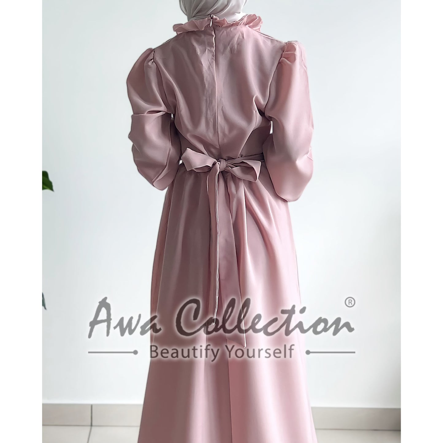 LALEESA Awa Collection DA103127 DRESS MARIA Dress Muslimah Dress Women Dress Baju Raya 2024
