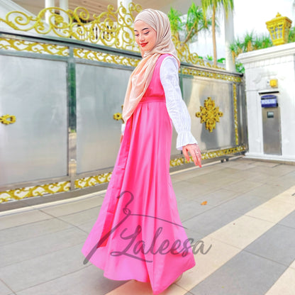 LALEESA DRESS FLARE LD241219 <Korean Series> Dress Muslimah Dress Woman Jubah Muslimah Jubah Abaya