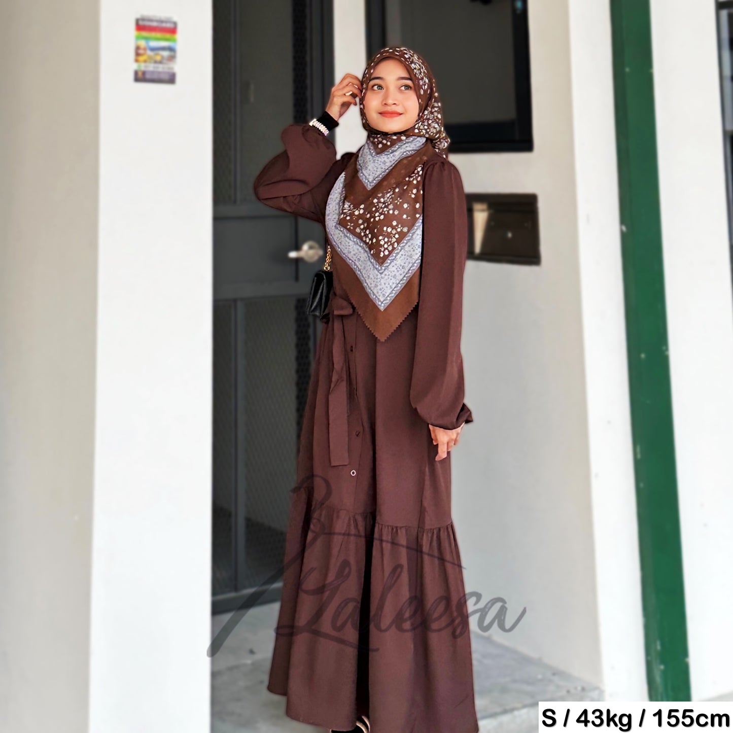 LALEESA DRESS HAFEEZA LD251251 <BF Friendly Series> Dress Muslimah Dress Woman Jubah Muslimah Abaya