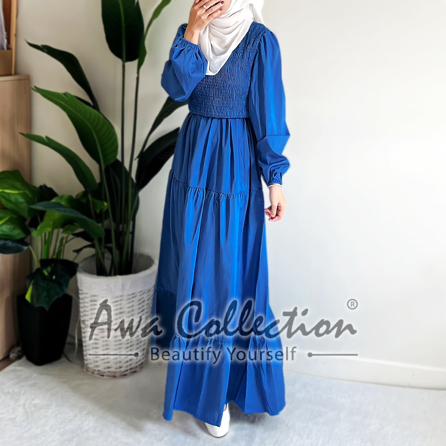 LALEESA Awa Collection DRESS NAZIRA DA104136 Dress Muslimah Dress Woman Jubah Muslimah Abaya Dress