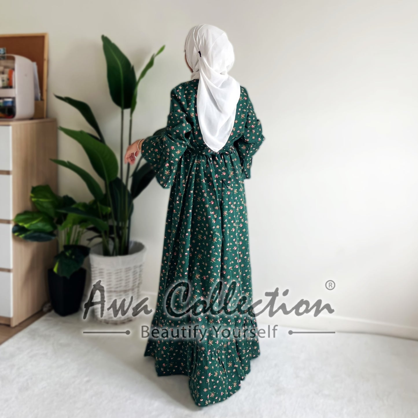 LALEESA Awa Collection DRESS GHADIA DA116156 Dress Muslimah Dress Woman Jubah Muslimah Abaya Dress