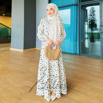 LALEESA DRESS CAMELLIA LD226164 <Korean Series> Korean Style Dress Muslimah Dress Women Dress Plus Size Baju Raya 2024