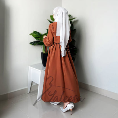 LALEESA DRESS AFIYAH LD278250 <BF Friendly Series> Dress Muslimah Dress Woman Jubah Muslimah Abaya