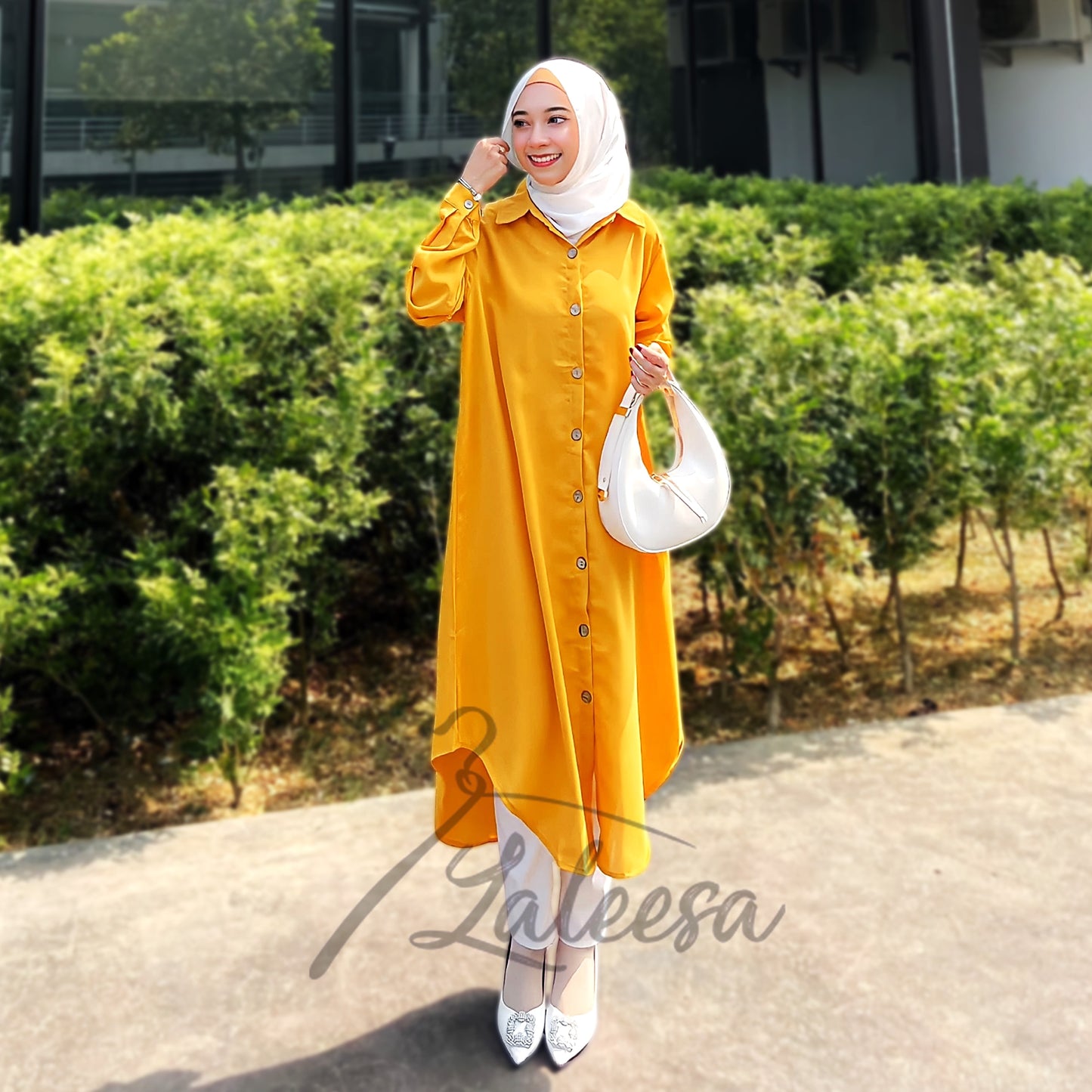 LALEESA BLOUSE NADI TB428628 <BF Friendly Series> Blouse Muslimah Blouse Women Blouse Plus Size Baju Raya 2024