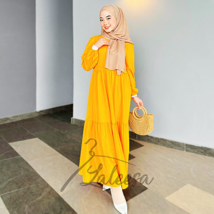 LALEESA DRESS FAIZA LD247273 Dress Muslimah Dress Woman Jubah Muslimah Jubah Abaya Dress Long Dress