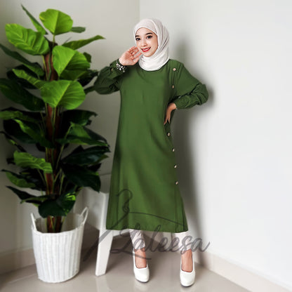 LALEESA TB424224 BLOUSE JUNNA Blouse Muslimah Blouse Women Blouse Baju Muslimah Baju Perempuan Plus Size Baju Raya 2024