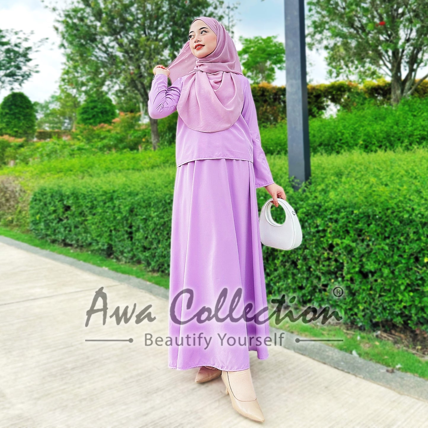 LALEESA Awa Collection (Blouse + Skirt) SA702781 SET NADIA Set Wear Blouse Muslimah Blouse Women Blouse Baju Raya 2024