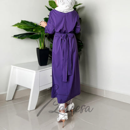 LALEESA DRESS FADIA LD244284 Dress Muslimah Dress Woman Jubah Muslimah Jubah Abaya Dress Long Dress