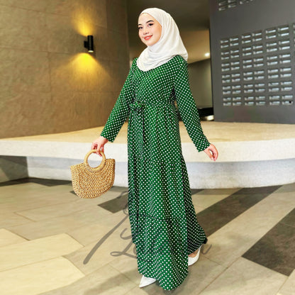 LALEESA DRESS WADI LD240200 Dress Muslimah Dress Woman Jubah Muslimah Jubah Abaya Dress Long Dress