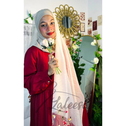 LALEESA DRESS ZAREEN LD299210 Dress Muslimah Dress Woman Jubah Muslimah Jubah Abaya Dress Long Dress