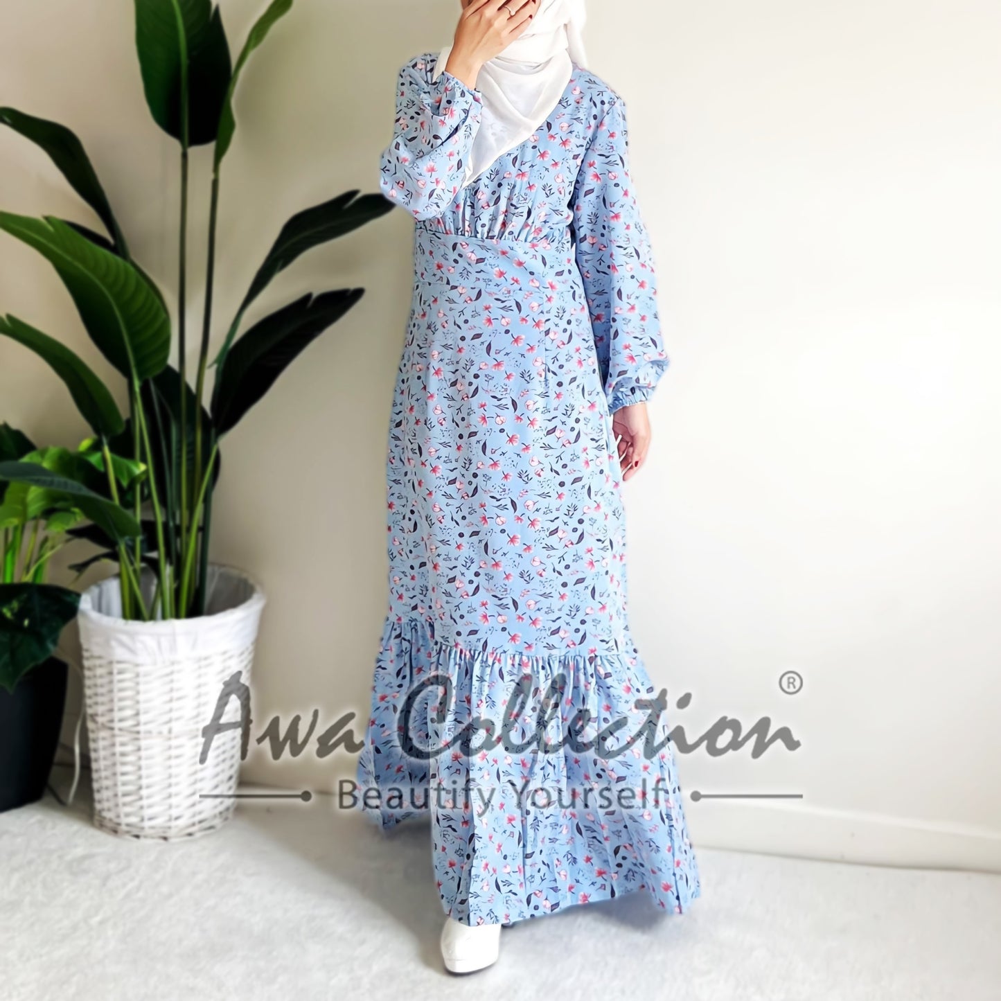 LALEESA Awa Collection DRESS KAMILA DA117167 (SMALL CUTTING) Dress Muslimah Dress Women Dress Jubah Baju Raya 2024