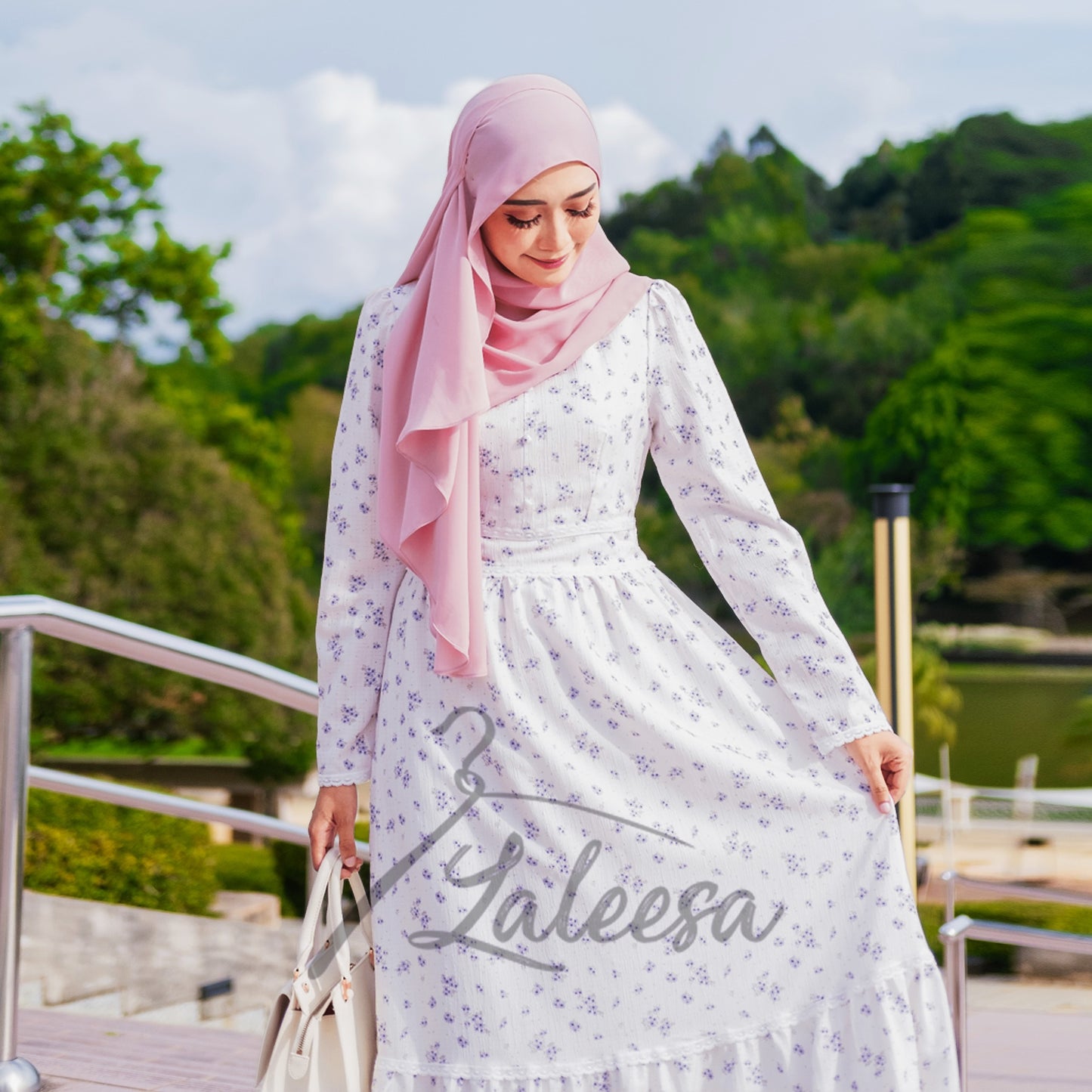 LALEESA DRESS CLARA LD236245 <Cottagecore Series> Dress Muslimah Dress Women Dress Jubah Muslimah