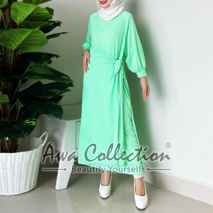 LALEESA Awa Collection DA108172 DRESS TAHIRA Dress Muslimah Dress Women Dress Maxi Dress Baju Raya 2024