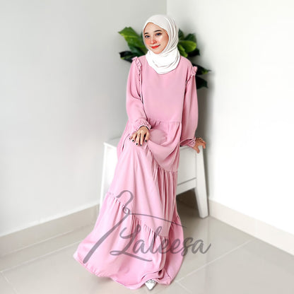 LALEESA DRESS ULYA LD221172 Dress Muslimah Dress Woman Jubah Muslimah Jubah Abaya Dress Long Dress