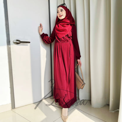 LALEESA DRESS HANA LD273297 Dress Muslimah Dress Woman Jubah Muslimah Jubah Abaya Dress Long Dress