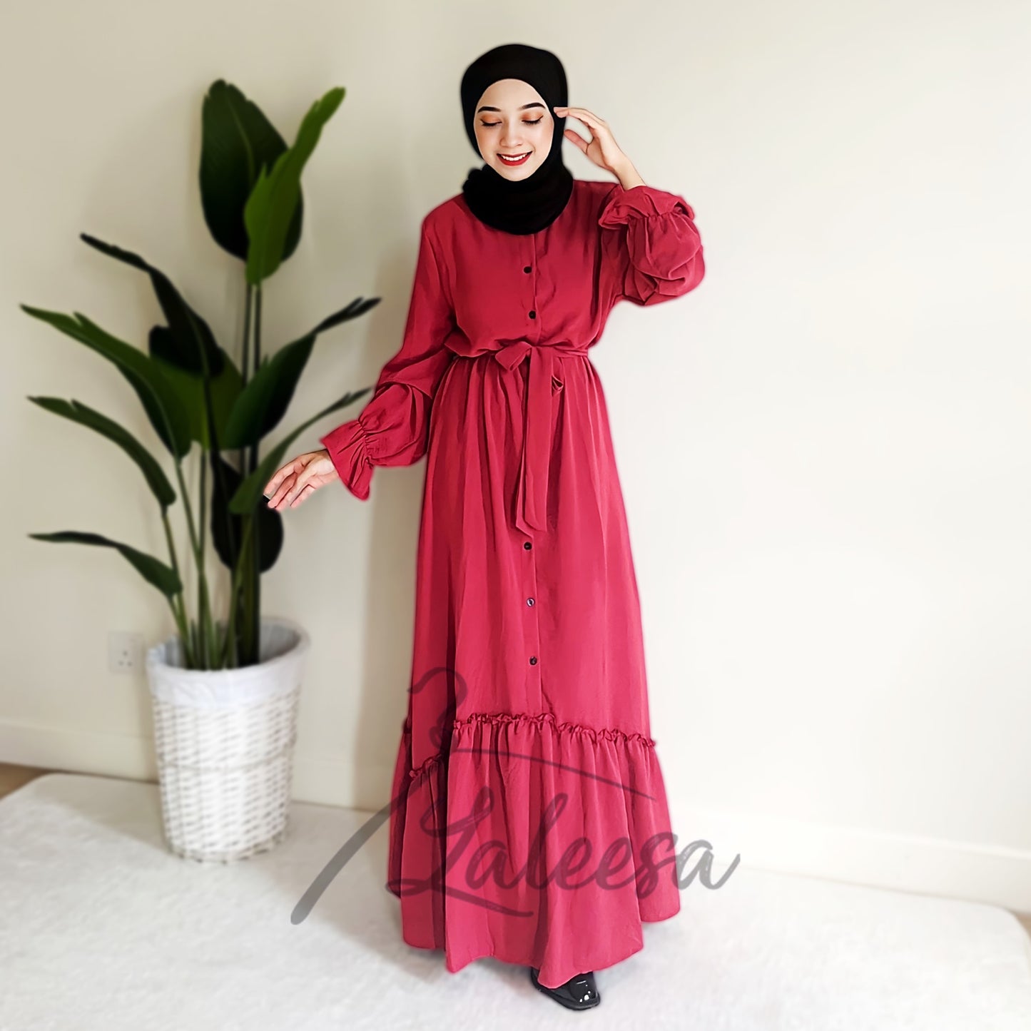 LALEESA DRESS IRTIZA LD274216 <BF Friendly Series> (Ironless) Dress Muslimah Dress Women Dress Plus Size Baju Raya 2024