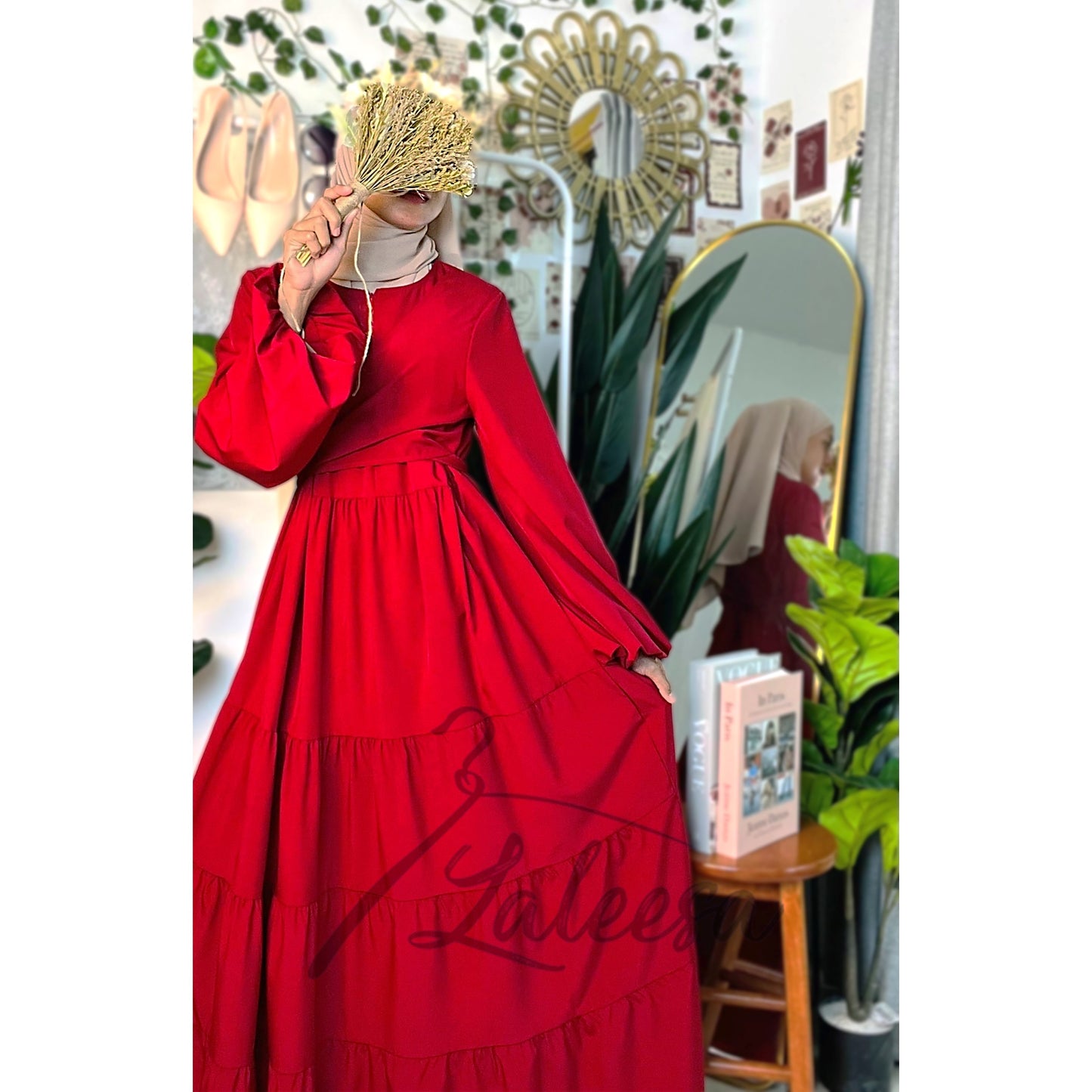 LALEESA DRESS AKILAH LD271279 <BF Friendly Series> Dress Muslimah Dress Woman Jubah Muslimah Abaya