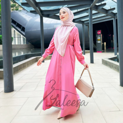 LALEESA DRESS FAKHIRA LD270208 <BF Friendly Series> Dress Muslimah Dress Woman Jubah Muslimah Abaya