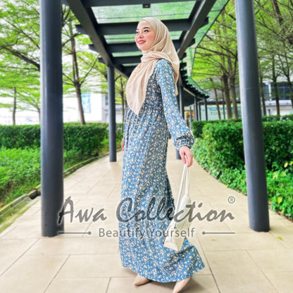 LALEESA Awa Collection DRESS AMIRA DA112112 Dress Muslimah Dress Woman Jubah Muslimah Abaya Dress