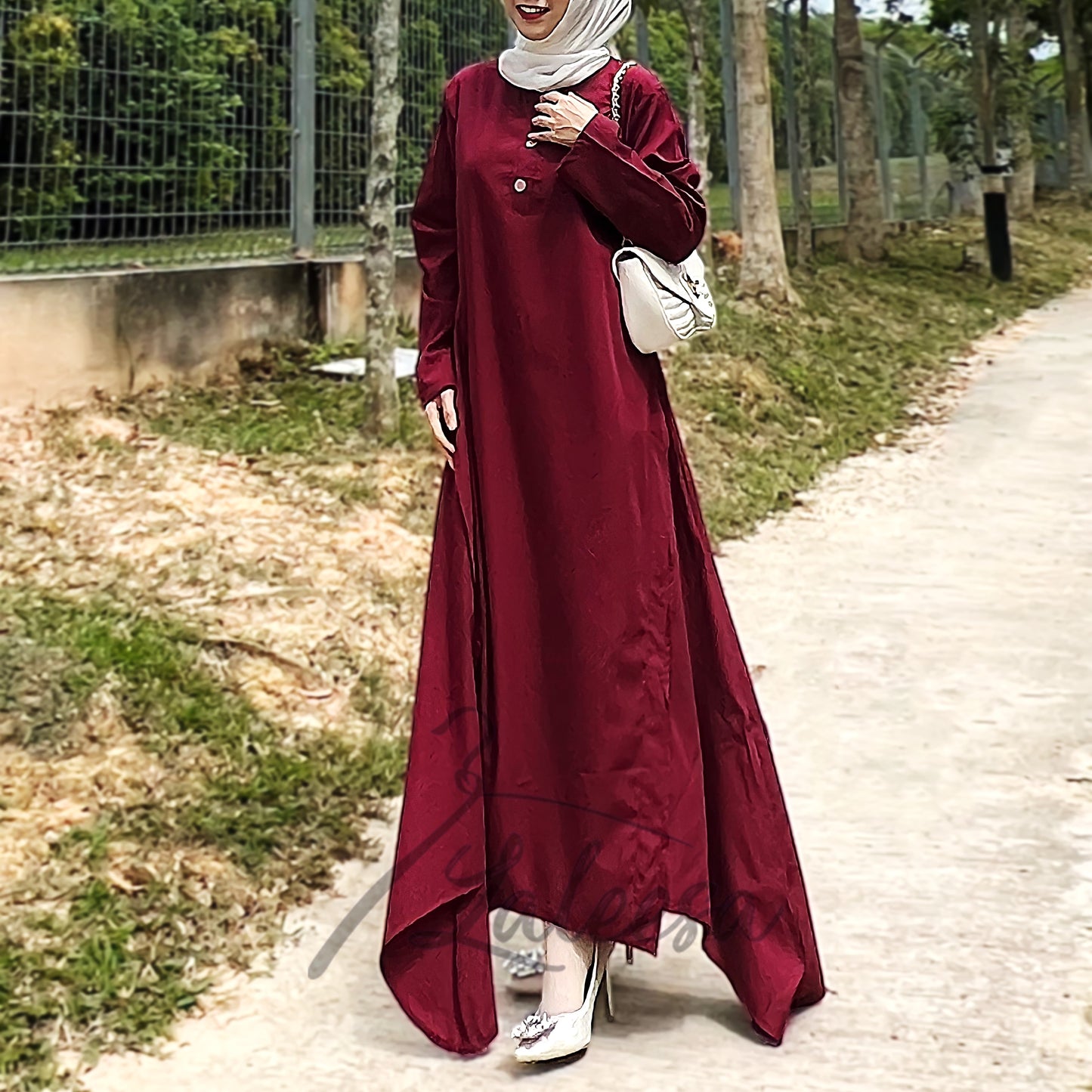 LALEESA LD233273 DRESS NAAZIRA Dress Muslimah Dress Women Dress Jubah Muslimah Jubah Abaya Plus Size Baju Raya 2024