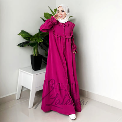 LALEESA DRESS QASIRA LD286218 <BF Friendly Series> Dress Muslimah Dress Women Dress Plus Size Baju Raya 2024