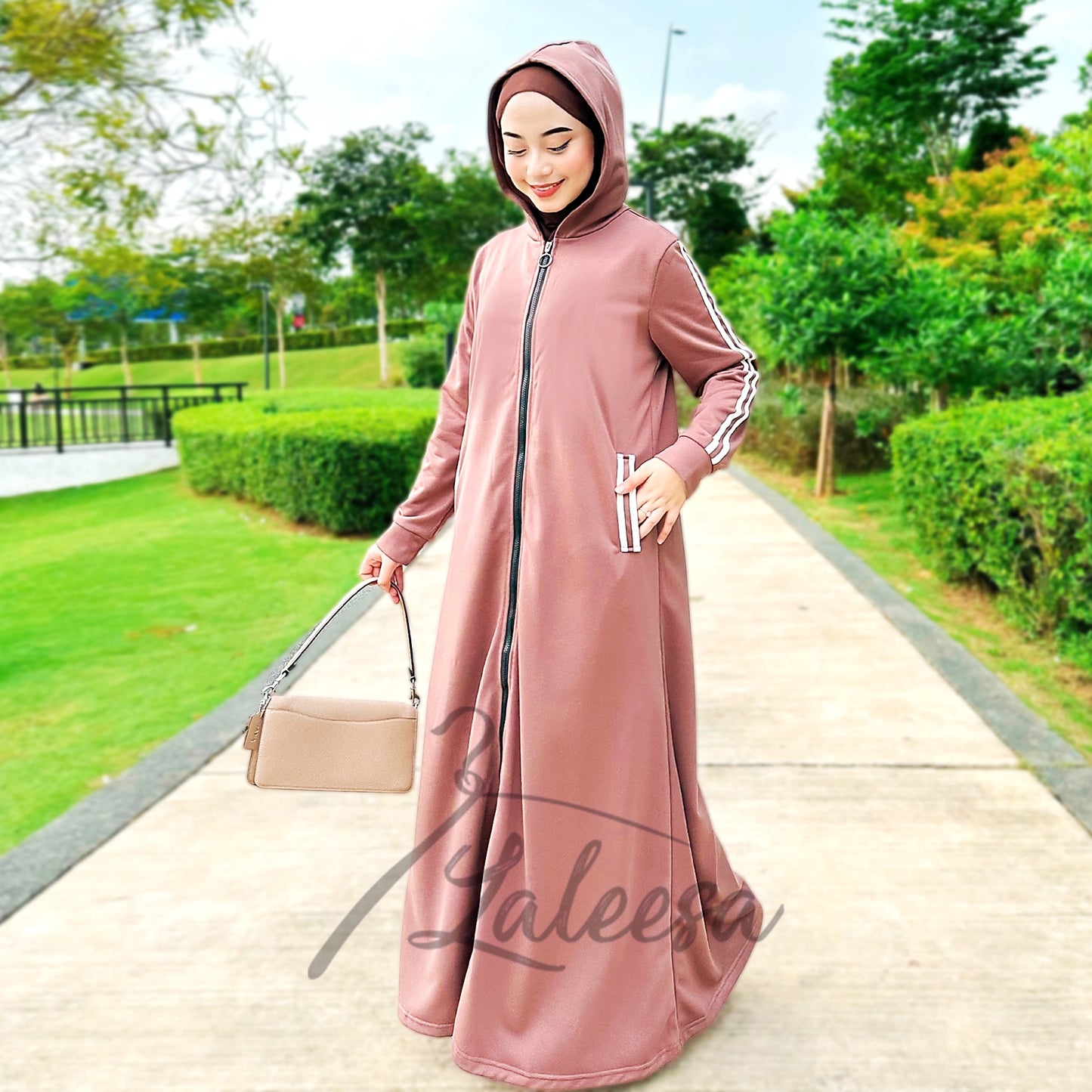 LALEESA DRESS HOODIE SHAMILA LD211290 <BF Friendly Series> Dress Muslimah Dress Woman Jubah Abaya