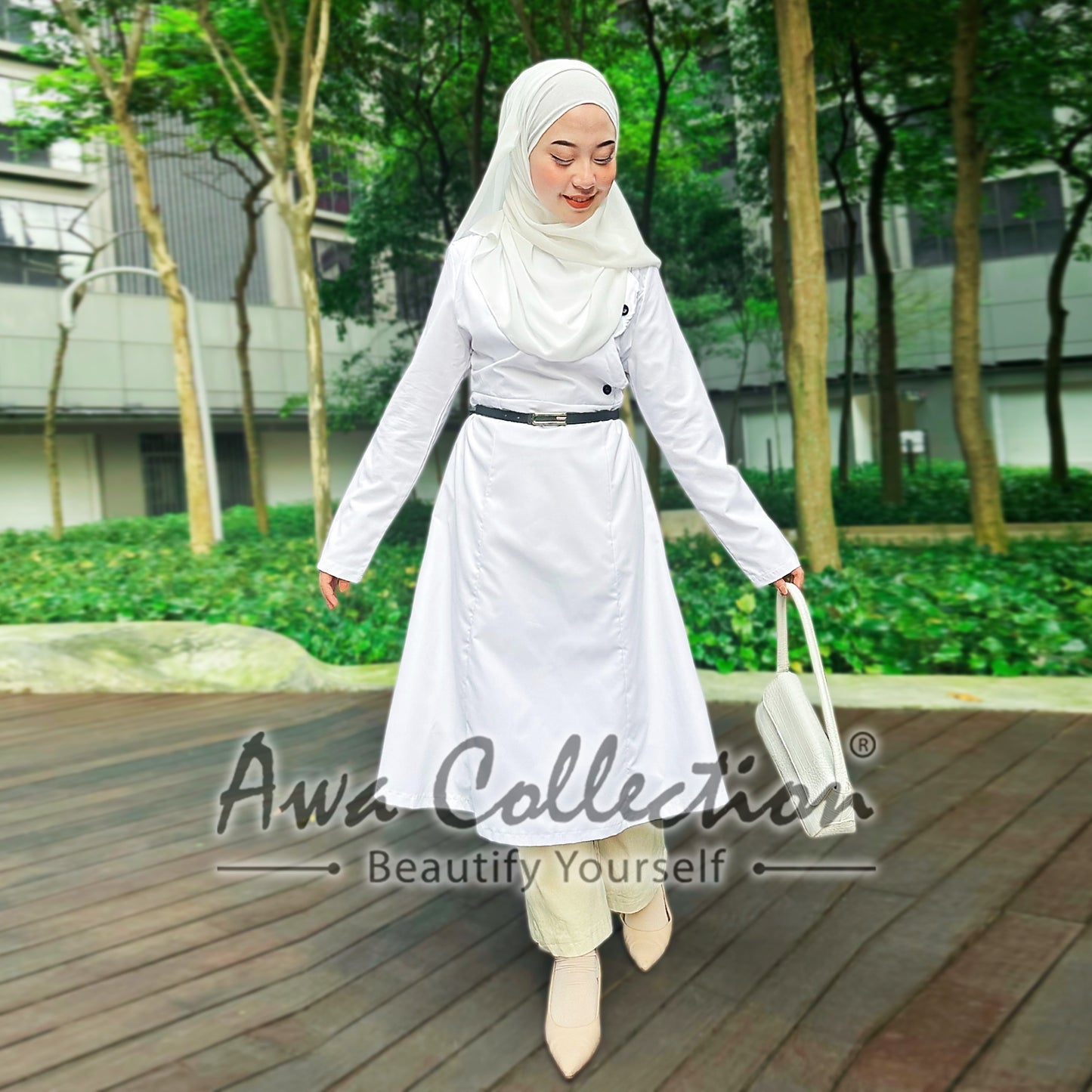 LALEESA Awa Collection DRESS IMRANA DA119189 <Korean Series> Dress Muslimah Dress Woman Jubah Abaya