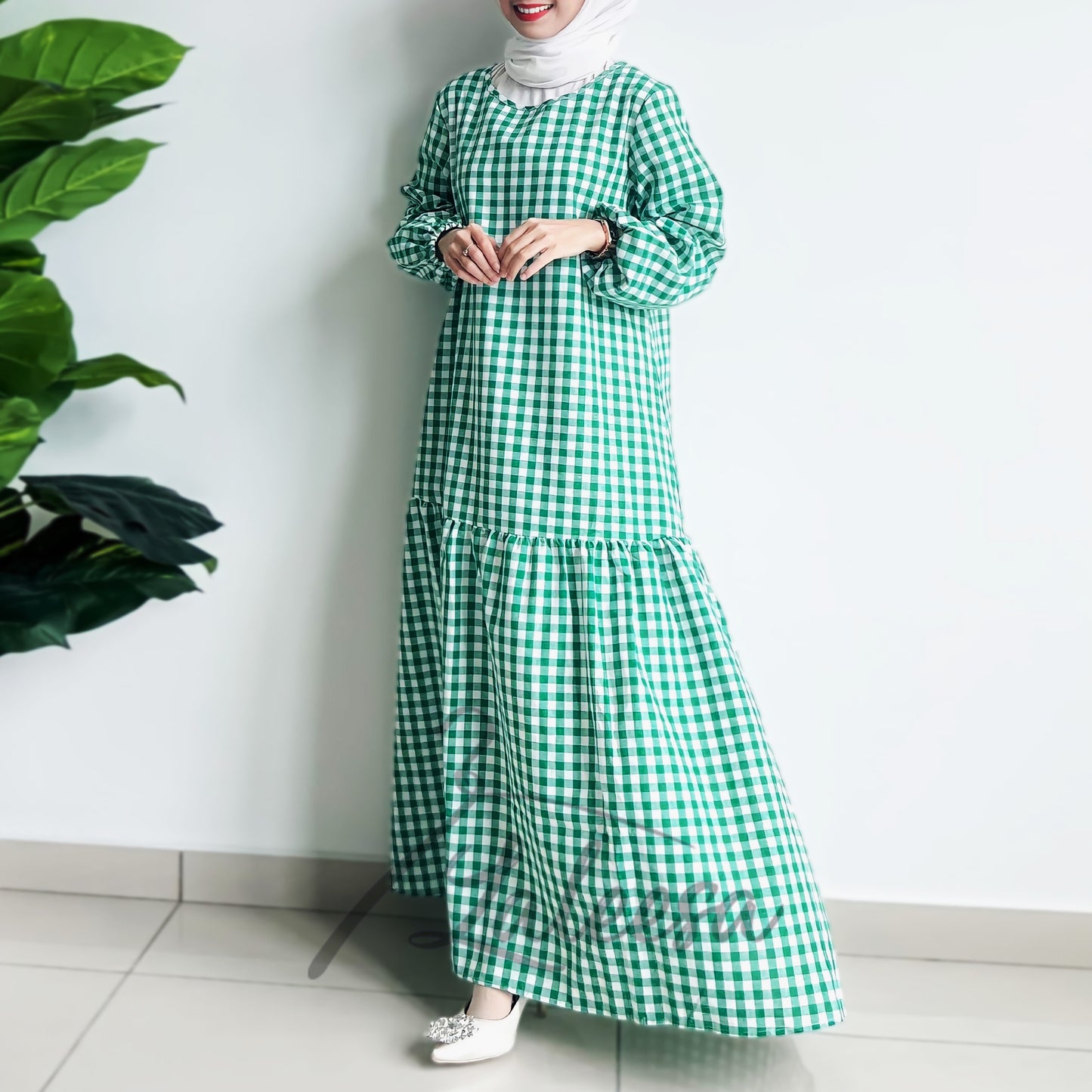 LALEESA DRESS BAZLA LD220209 Dress Muslimah Dress Woman Jubah Muslimah Jubah Abaya Dress Long Dress