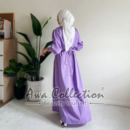 LALEESA Awa Collection DA127162 DRESS SAEEDA Dress Muslimah Dress Women Dress Baju Muslimah Baju Raya 2024