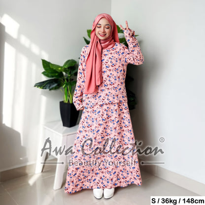 LALEESA Awa Collection (Blouse + Skirt) SA702781 SET NADIA Set Wear Blouse Muslimah Blouse Women Blouse Baju Raya 2024