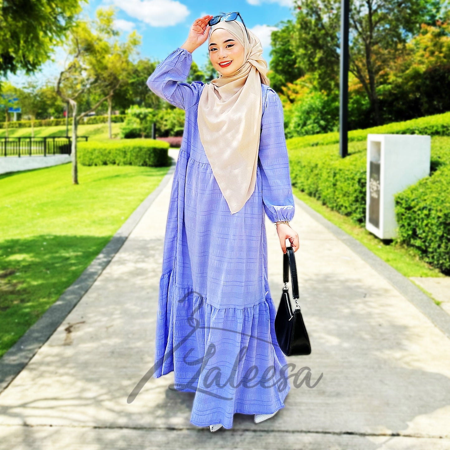 LALEESA DRESS RAFIA LD272262 <Ironless Series> (Ironless) Dress Muslimah Dress Woman Jubah Abaya