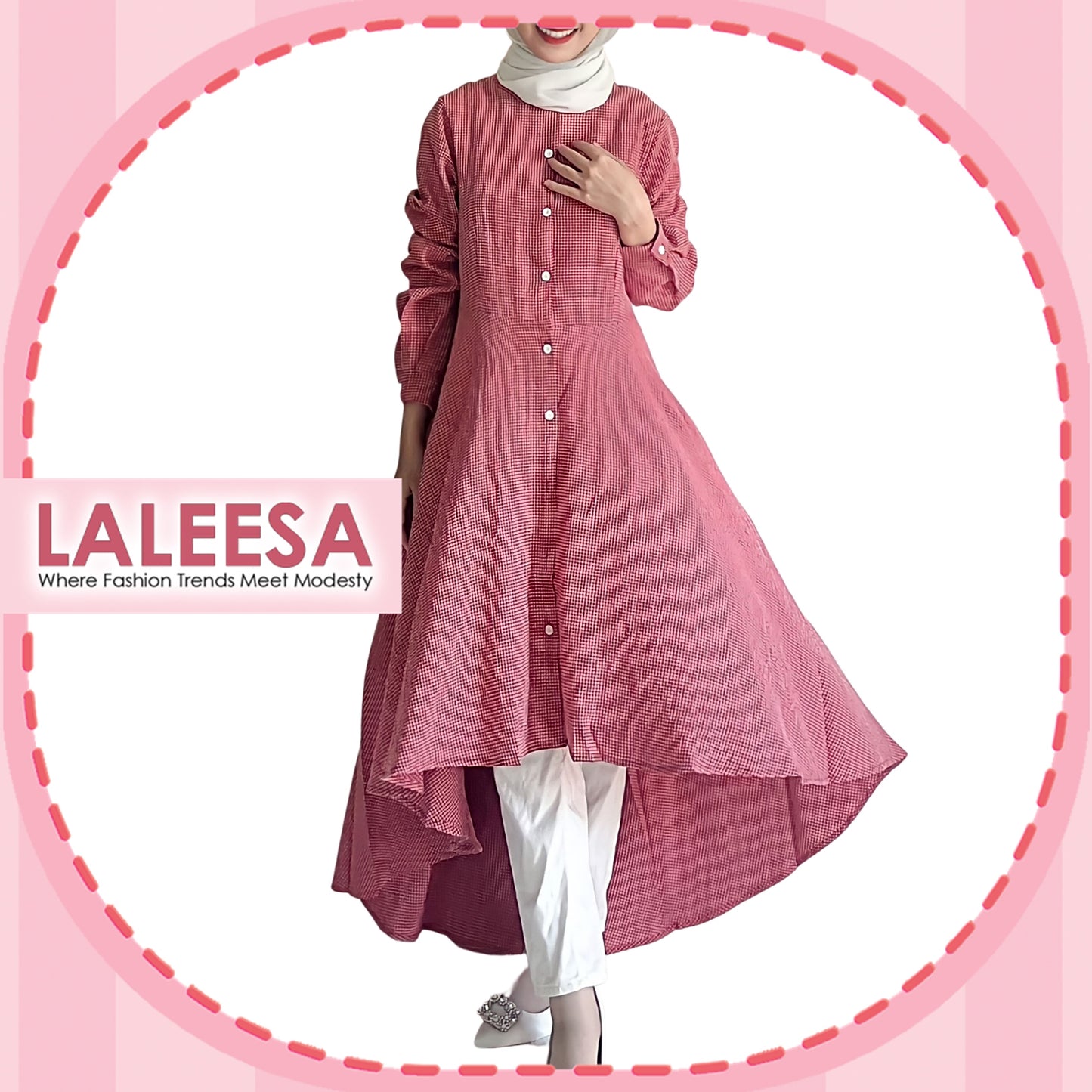 LALEESA Awa Collection BLOUSE FIZA TA306344 <BF Friendly Series> Blouse Muslimah Blouse Women Baju Raya 2024