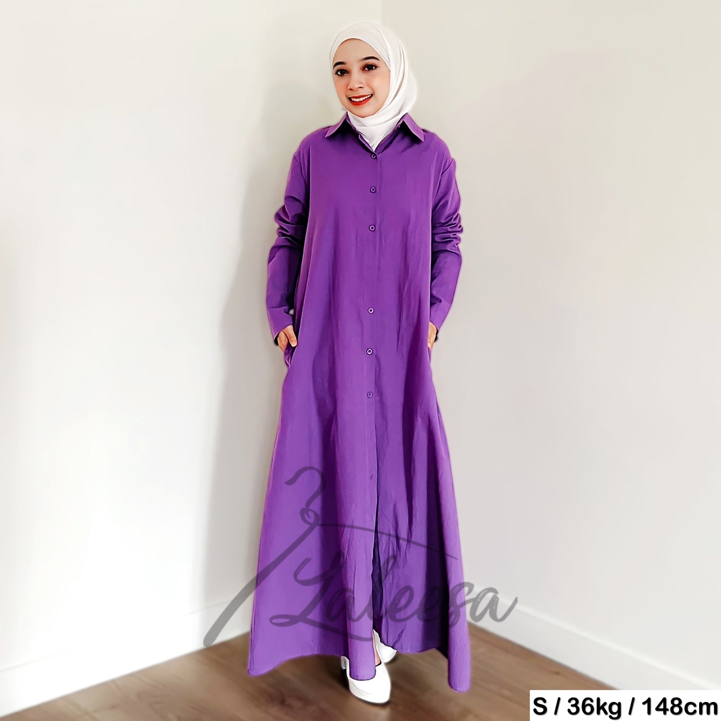 LALEESA DRESS DALIA LD220318 <BF Friendly Series> Dress Muslimah Dress Women Dress Jubah Plus Size Baju Raya 2024