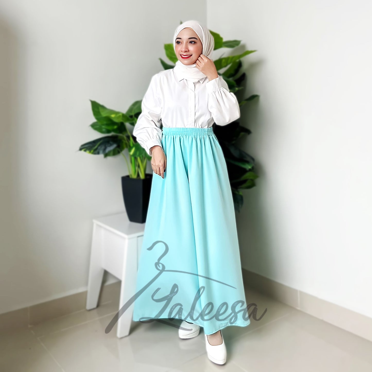 LALEESA PS654684 SKIRT BAHEERA Skirt Muslimah Skirt Labuh Skirt Pencil Skirt Kembang Baju Raya 2023