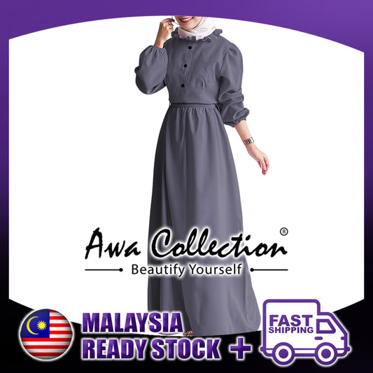 LALEESA Awa Collection DA103127 DRESS MARIA Dress Muslimah Dress Women Dress Baju Raya 2024