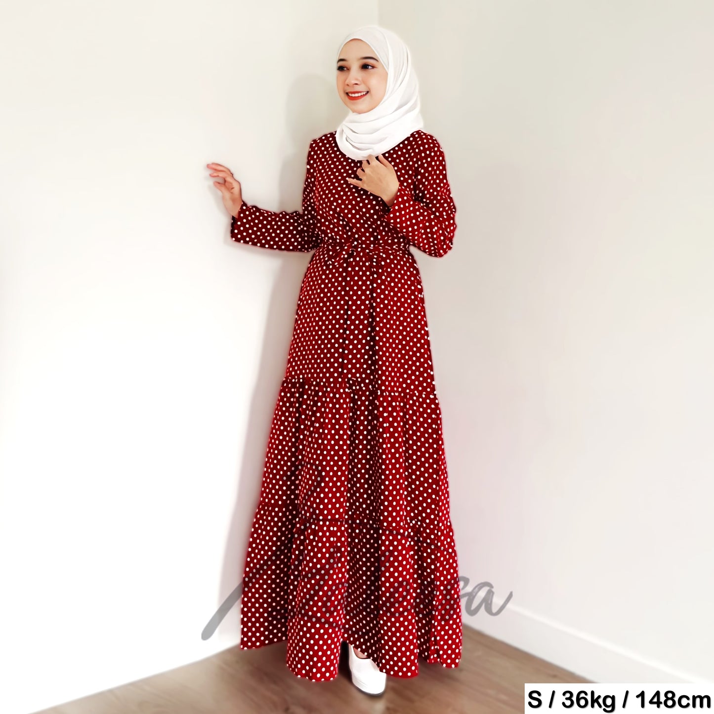 LALEESA DRESS WADI LD240200 Dress Muslimah Dress Woman Jubah Muslimah Jubah Abaya Dress Long Dress