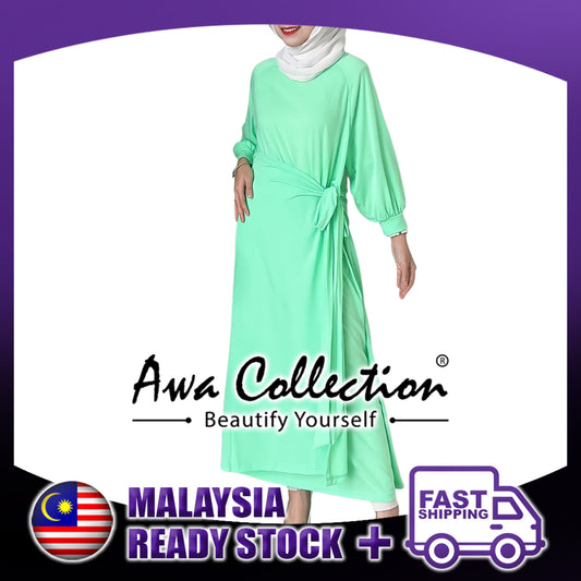 LALEESA Awa Collection DA108172 DRESS TAHIRA Dress Muslimah Dress Women Dress Maxi Dress Baju Raya 2024