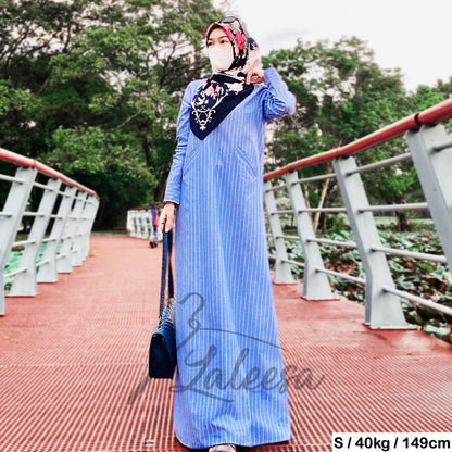 LALEESA DRESS SAFIA LD220954 Dress Muslimah Dress Woman Jubah Muslimah Jubah Abaya Dress Long Dress