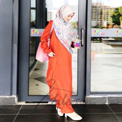 LALEESA (Blouse + Pants) SET FARHANA SW839839 Set Wear Blouse Muslimah Blouse Women Blouse Plus Size Baju Raya 2024