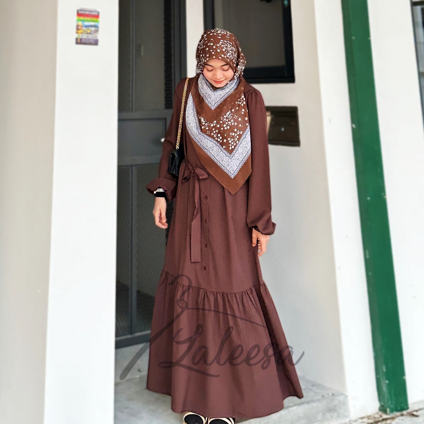 LALEESA DRESS HAFEEZA LD251251 <BF Friendly Series> Dress Muslimah Dress Woman Jubah Muslimah Abaya