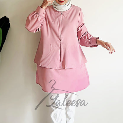 LALEESA BLOUSE JASSIA TB410590 <BF Friendly Series> Blouse Muslimah Blouse Women Blouse Plus Size Baju Raya 2024