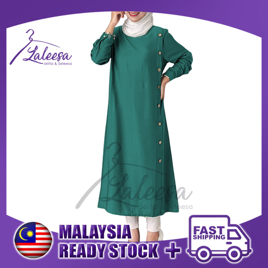 LALEESA TB424224 BLOUSE JUNNA Blouse Muslimah Blouse Women Blouse Baju Muslimah Baju Perempuan Plus Size Baju Raya 2024