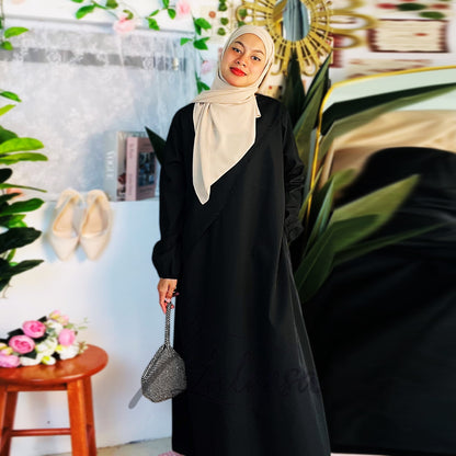 LALEESA DRESS ADEENA LD229239 Dress Muslimah Dress Woman Jubah Muslimah Jubah Abaya Dress Long Dress